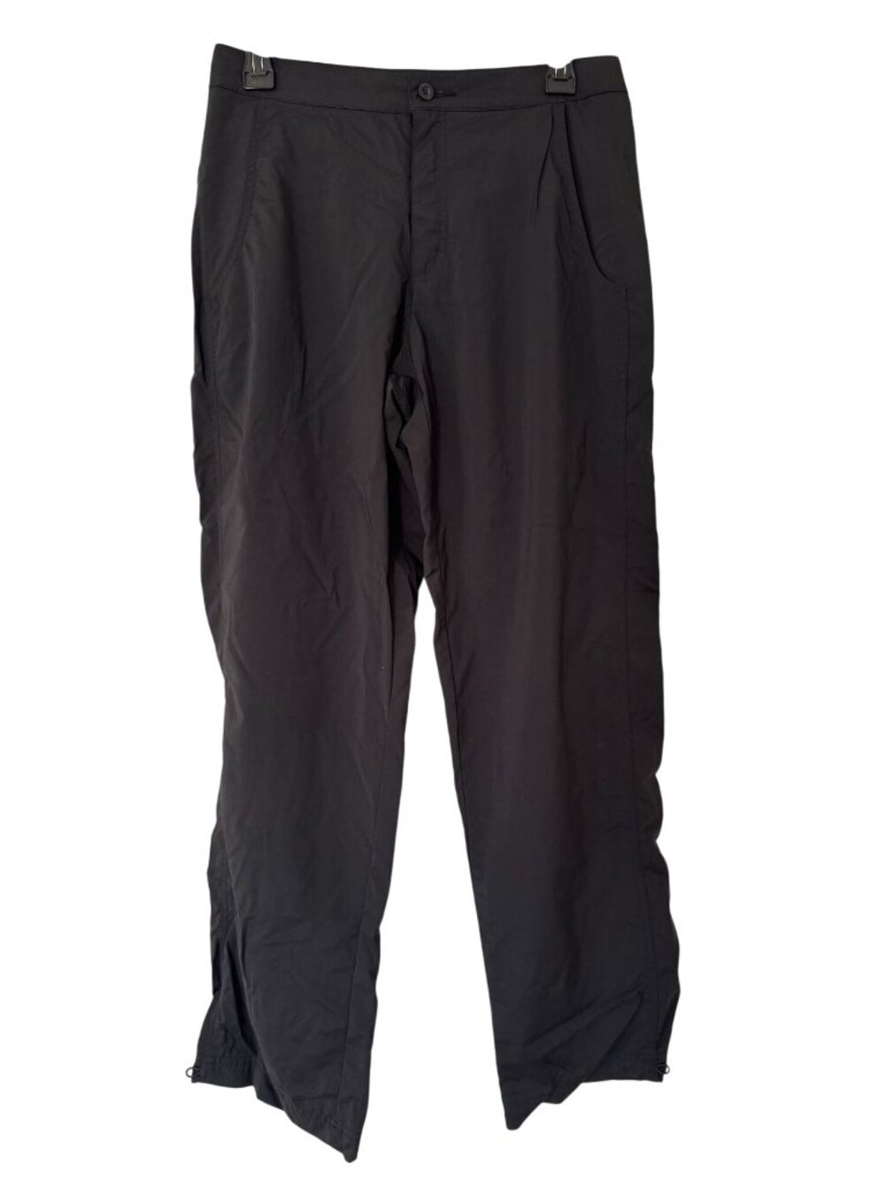 Royal Robbins Pants Womens-Size 6-Black Outdoor Gorpcore Adjustable Roll Up